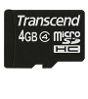 Transcend Micro SDHC 4GB Class 4 muistikortti